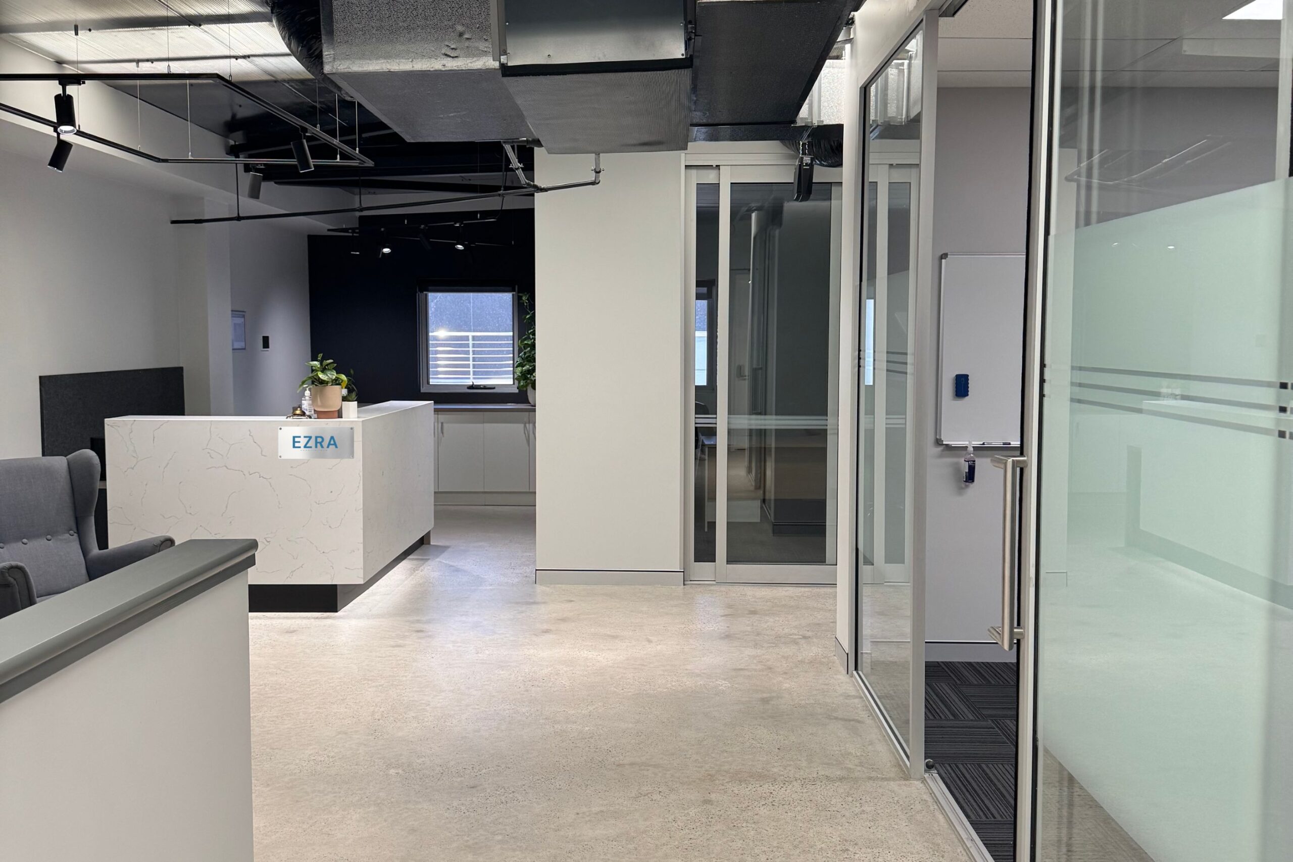Ezra Recruitment office reception in Perth, Western Australia